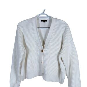 Quince Cream Button-Up Cardigan